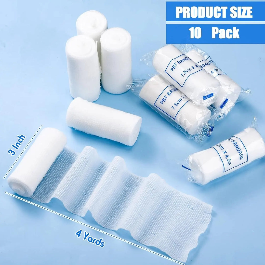 Cotton PBT Elastic Bandage First Aid Gauze