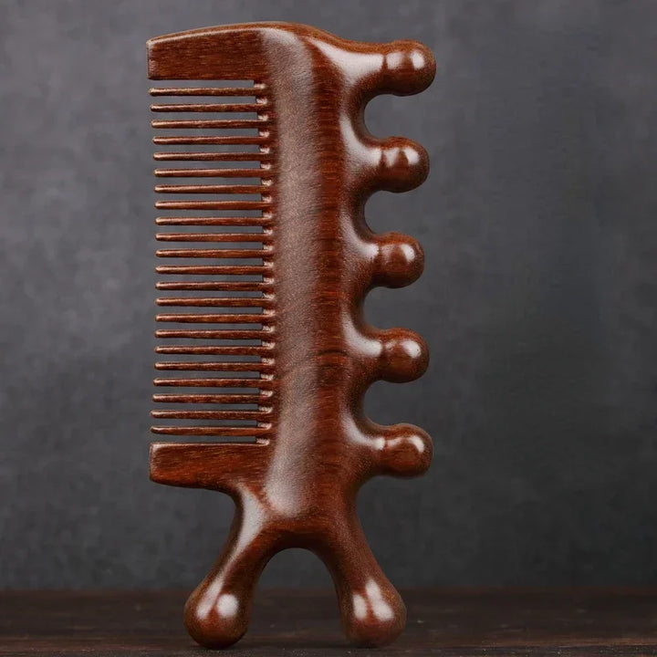 Multifunctional Meridian Massage Wooden Comb