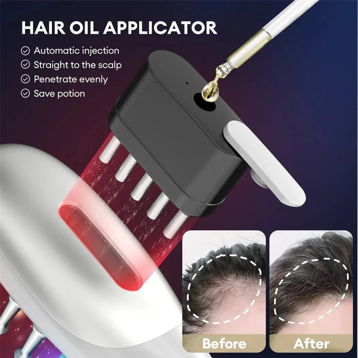 1MHZ RF Hair Growth Anti-Hair Loss Medicinal Scalp Massage Comb